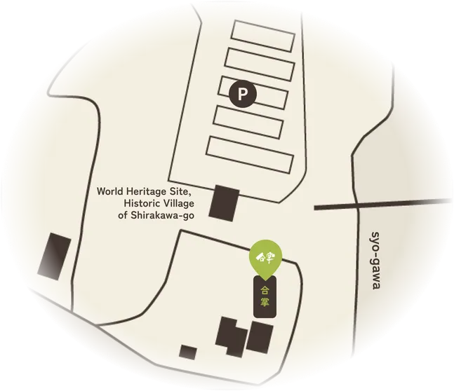 Location map of Gassho.